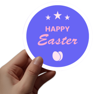 Sticker with Die-cut Mask/Overlay